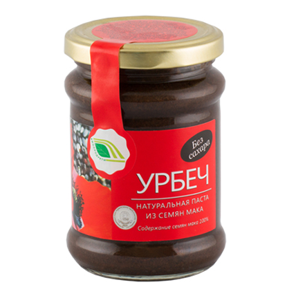 Урбеч натуральная паста из семян мака, Биопродукты, 280 гр
