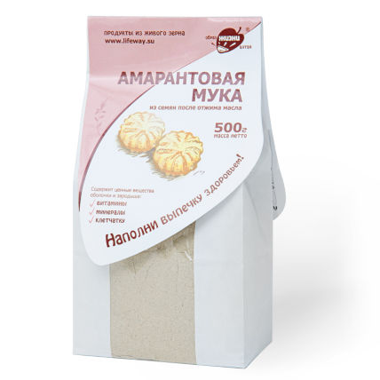 Мука амарантовая цельносмолотая, Образ жизни, 500 гр Мука амарантовая цельносмолотая, Образ жизни, 500 гр
