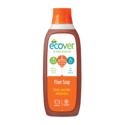 Концентрат для мытья пола жидкий с льняным маслом, Ecover, 1 л