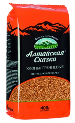 Хлопья гречневые, Алтайская Сказка, 400 гр Хлопья гречневые, Алтайская Сказка, 400 гр