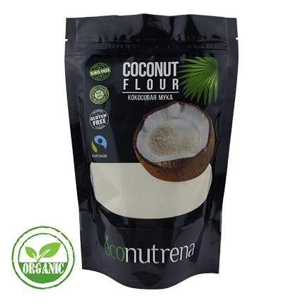 Мука кокосовая органическая, Econutrena, 250 гр