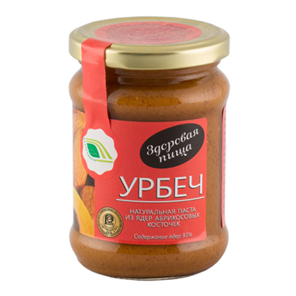 Урбеч натуральная паста из абрикосовых косточек, Биопродукты, 280 гр