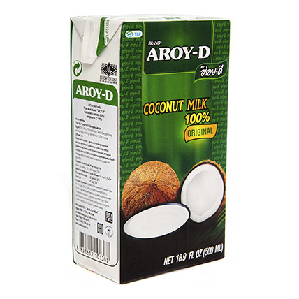 Молоко кокосовое 70% (жирность 17-19%), AROY-D, 500 мл