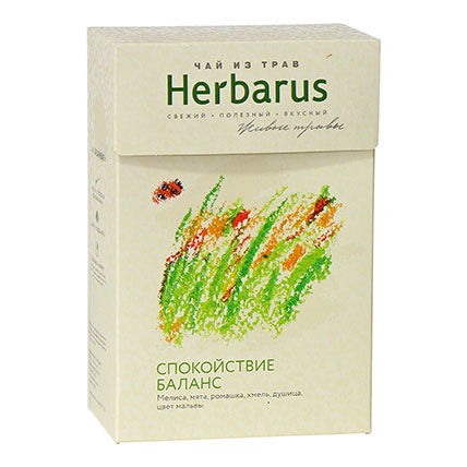 Чай из трав листовой Спокойствие Баланс , Herbarus, 35 гр