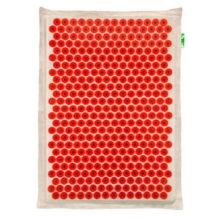 Аппликатор Кузнецова, красный, менее острые иглы, магн. вставки, 41x60 см